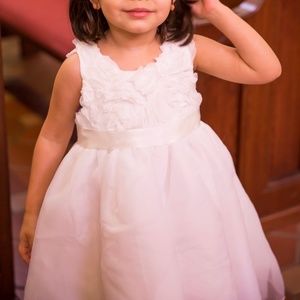 Janie & Jack tulle Flower Girl dress (2T)